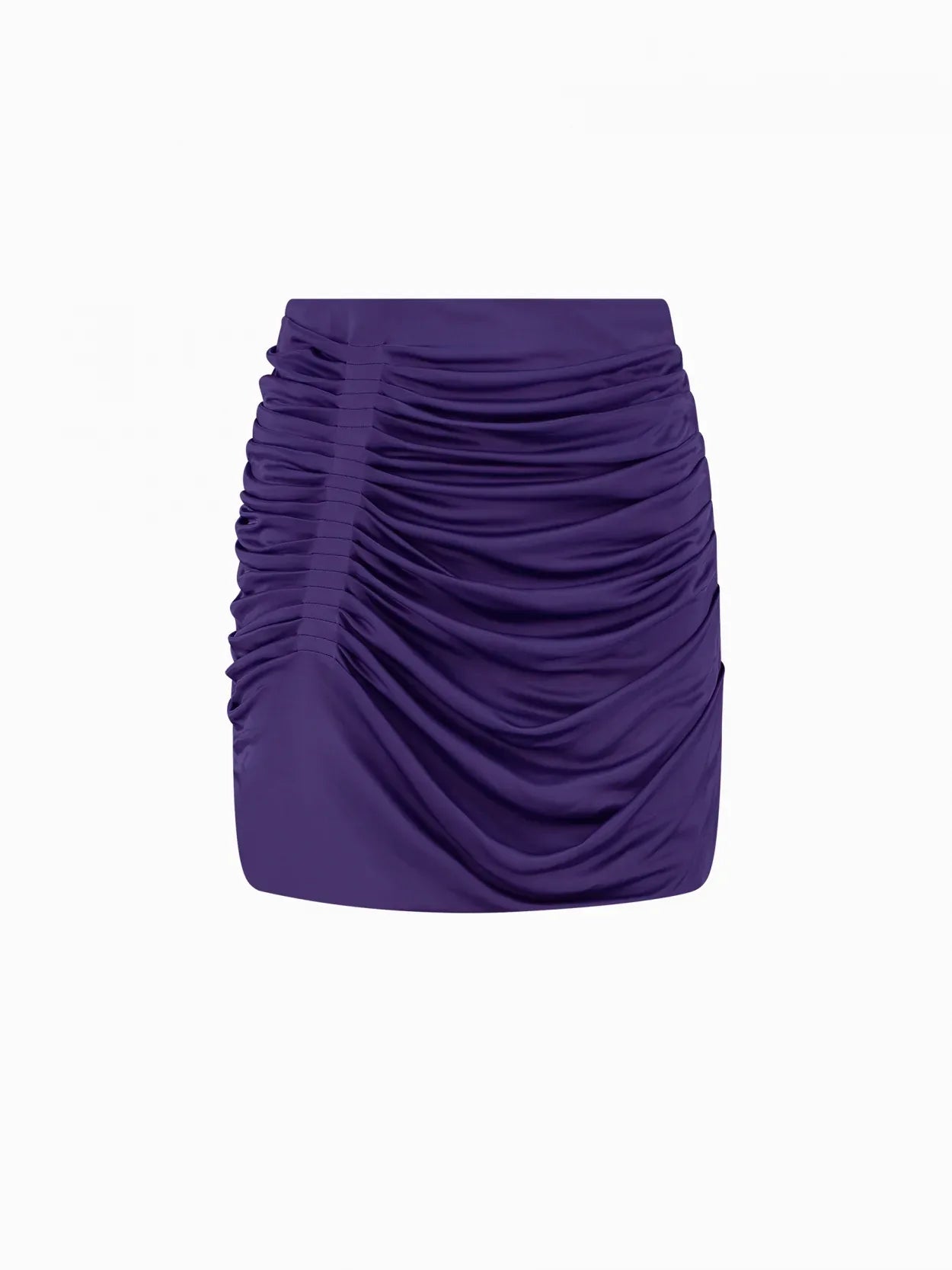 Maroon Empire – Viscose Jersey Mini Skirt