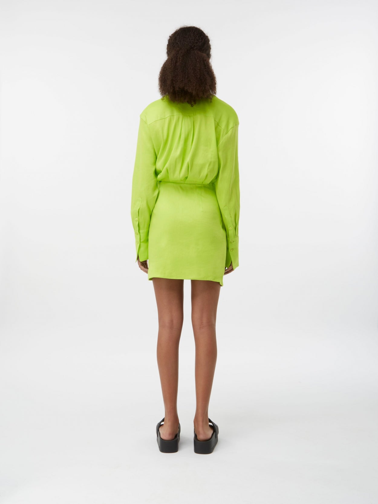 naha linen | bright green GAUGE81